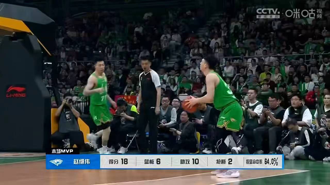 在辽宁队赛场上演CBA季后赛，绝杀，引发弹幕炸裂